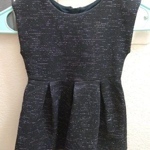Cat and Jack 2T Black and silver dress